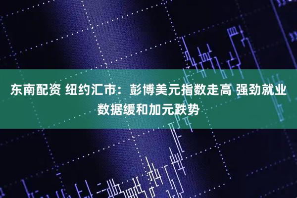 东南配资 纽约汇市：彭博美元指数走高 强劲就业数据缓和加元跌势